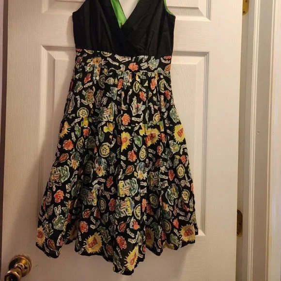 NEW Anthropoligie Maeve Polynesian Islands Dress Tiki Size 0 - Picture 2 of 9